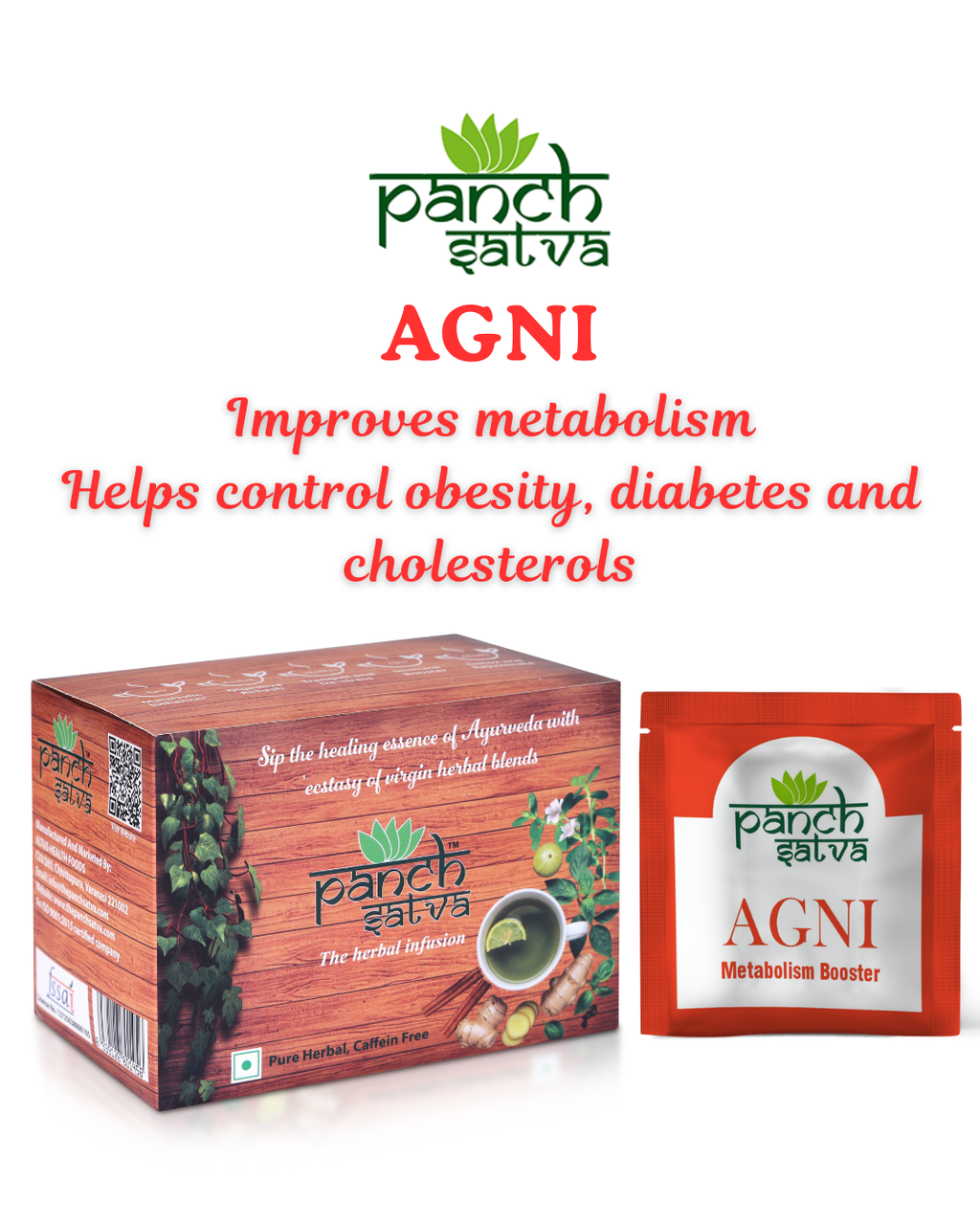 Panchsatva Herbal Infusion/Tea | 30 Pouches Pack