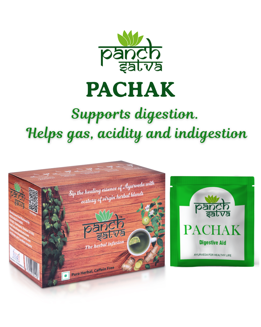 Panchsatva Herbal Infusion/Tea | 30 Pouches Pack