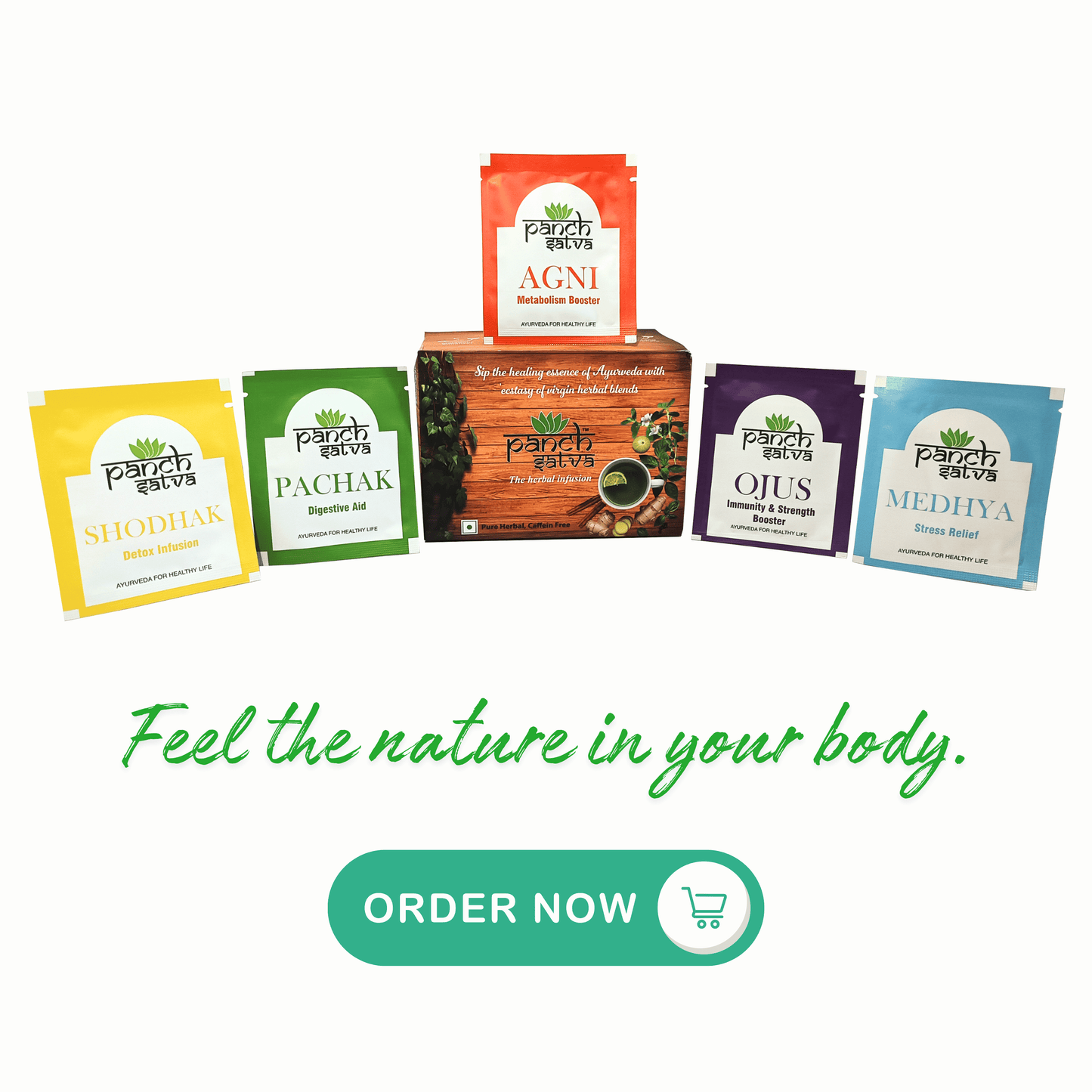 Panchsatva Herbal Infusion | 30 Pouches Pack
